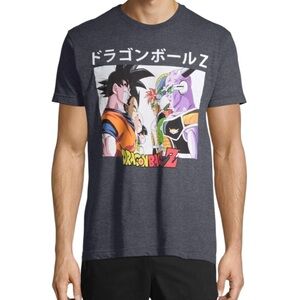 Dragon Ball Z Men's Character Shot Anime Graphic Tee Shirt